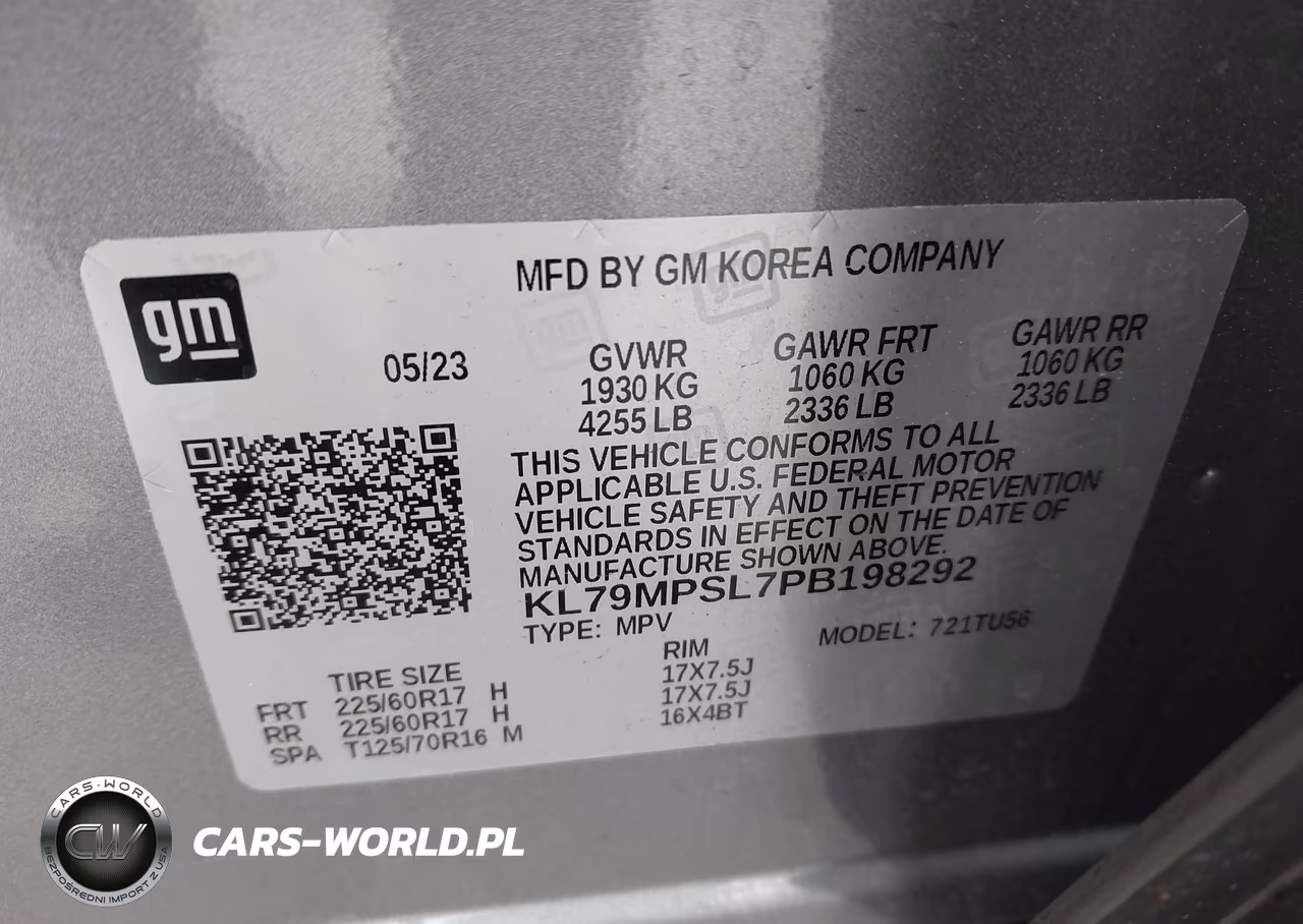 2023 Chevrolet Trailblazer Fwd Lt VIN:KL79MPSL7PB198292 - 9