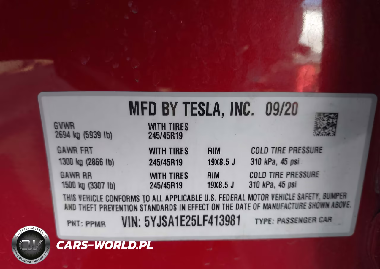 2020 Tesla Model S Long Range Dual Motor All-Wheel Drive-Long Range Plus Dual Motor All-Wheel Drive VIN:5YJSA1E25LF413981 - 9