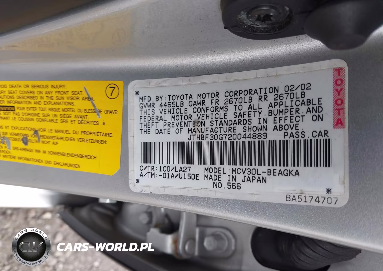 2002 Lexus Es 300 VIN:JTHBF30G720044889 - 9