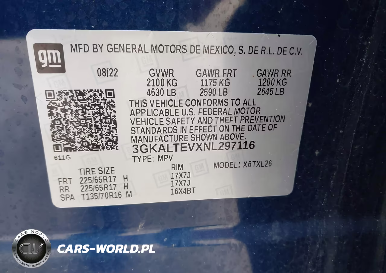 2022 GMC Terrain Awd Sle VIN:3GKALTEVXNL297116 - 9
