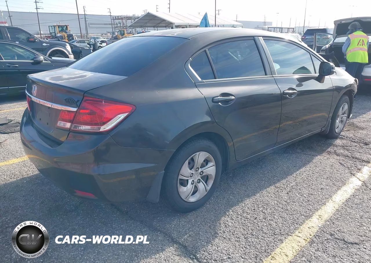 2013 Honda Civic Lx VIN:2HGFB2F54DH527853 - 4