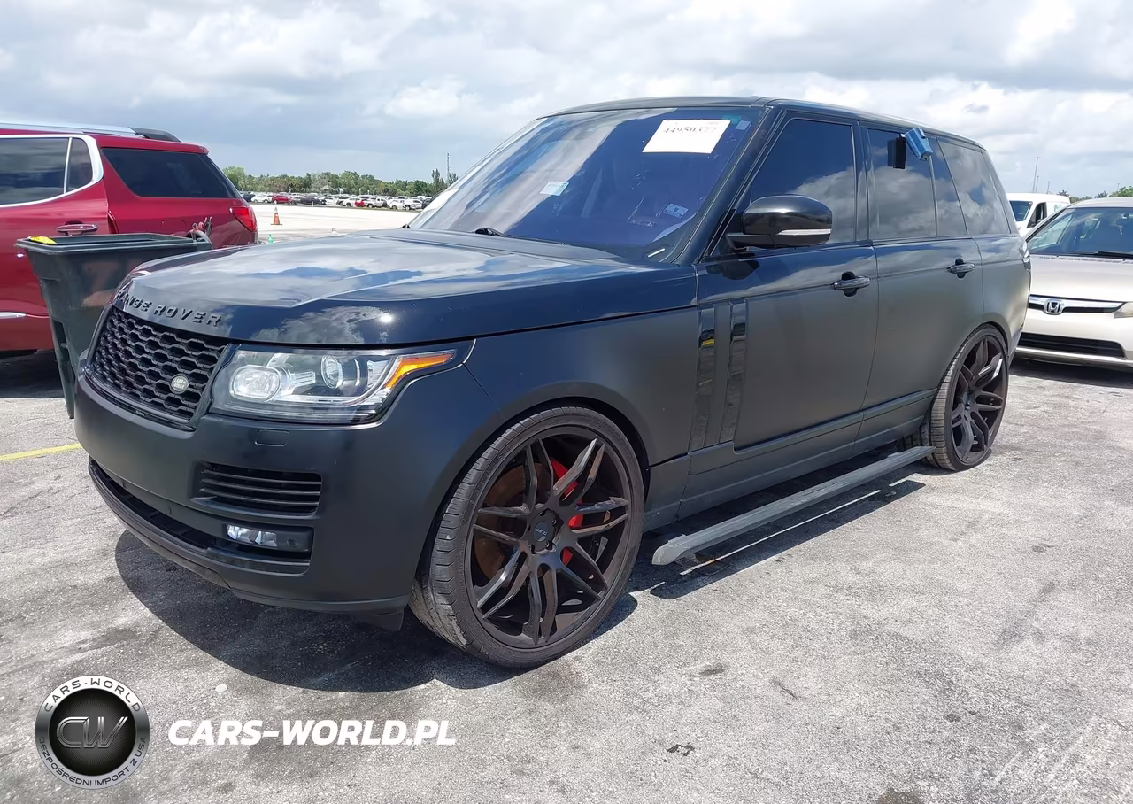 2016 Land Rover Range Rover 3.0L V6 Supercharged Hse VIN:SALGS2PF7GA316328 - 2