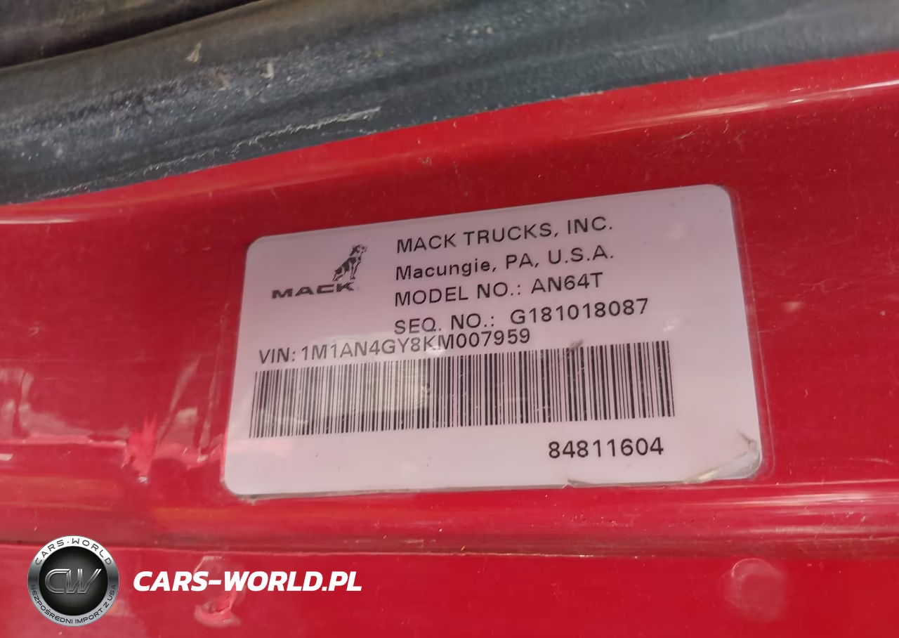 2019 Mack Anthem VIN:1M1AN4GY8KM007959 - 9