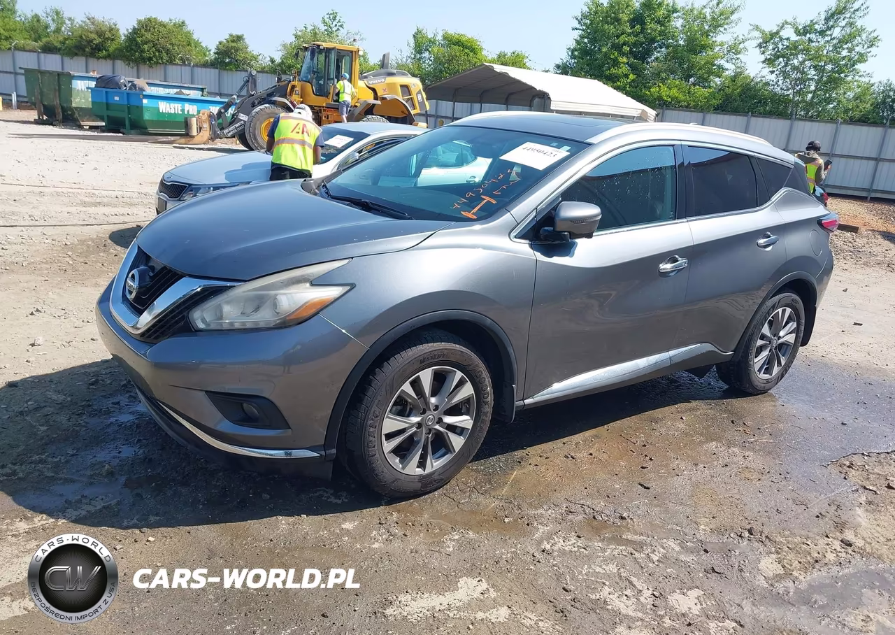 2017 Nissan Murano Sl VIN:5N1AZ2MH9HN151418 - 2