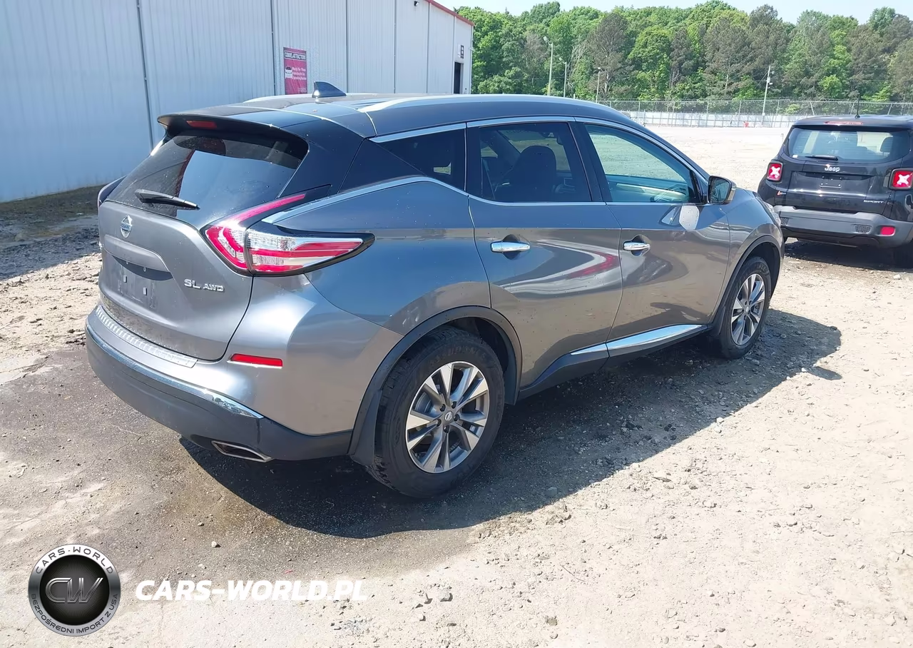 2017 Nissan Murano Sl VIN:5N1AZ2MH9HN151418 - 4