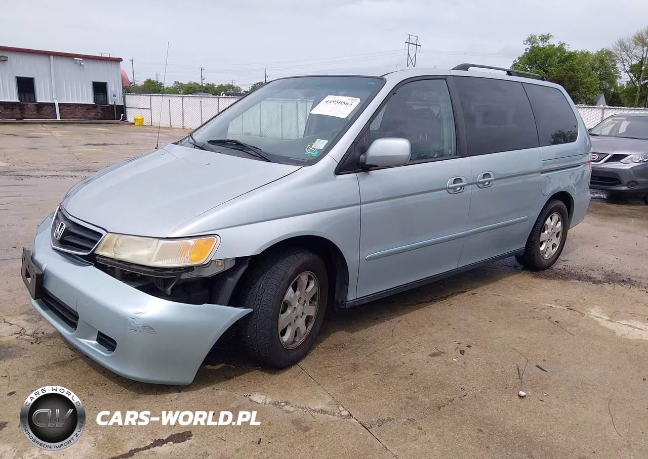 2002 Honda Odyssey Ex-L VIN:2HKRL18922H588075 - 2