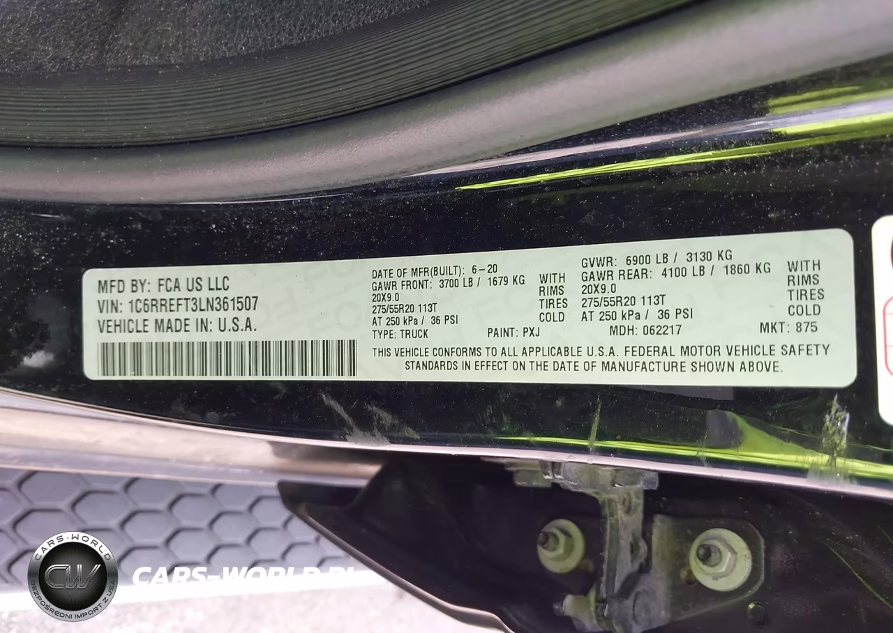 2020 Ram 1500 Lone Star 4X2 5'7 Box VIN:1C6RREFT3LN361507 - 9