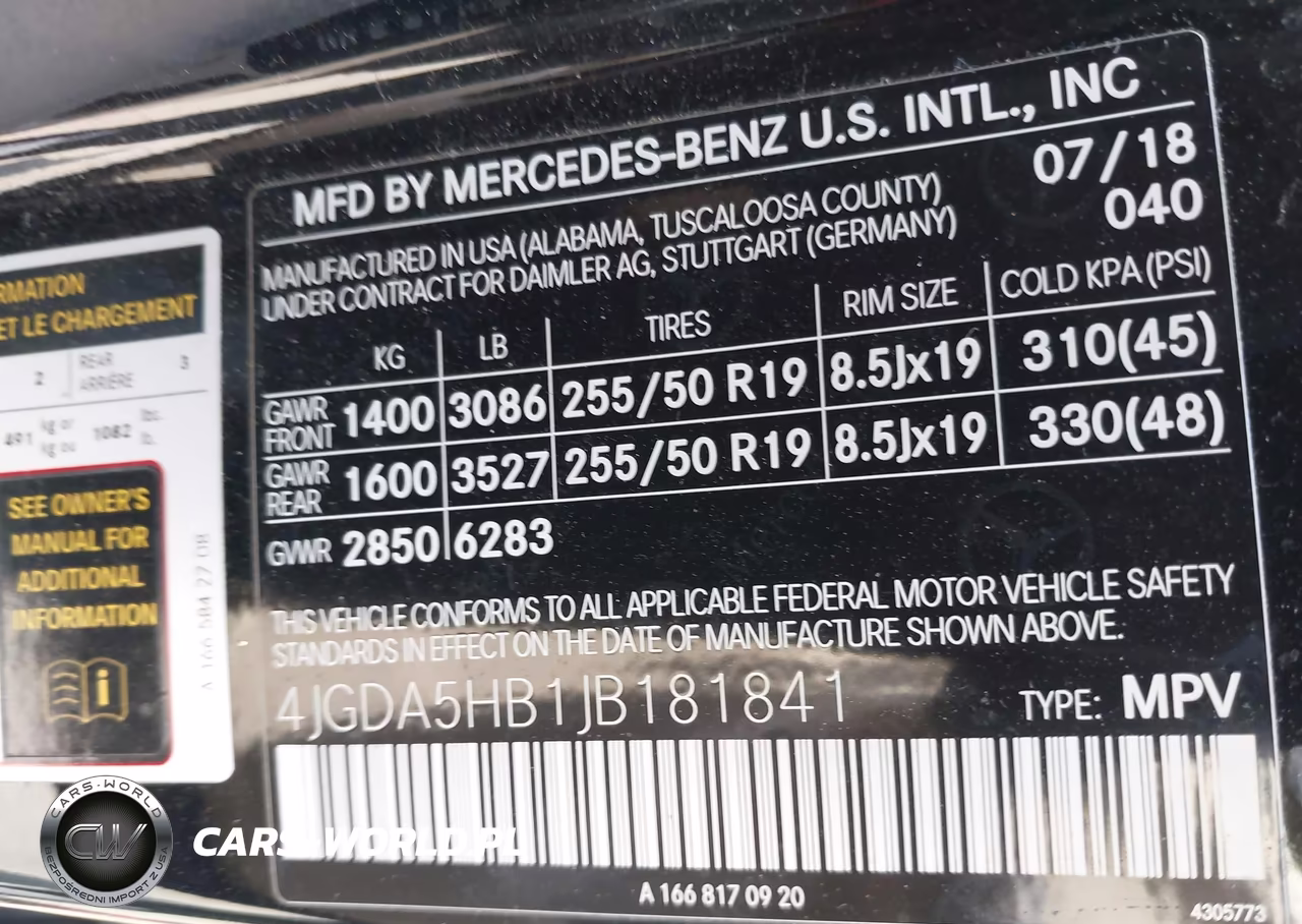 2018 Mercedes-Benz Gle 350 4Matic VIN:4JGDA5HB1JB181841 - 9