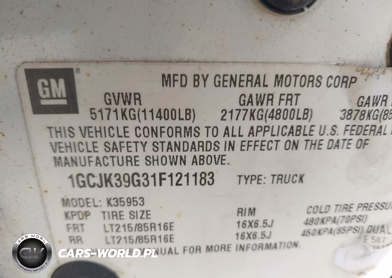 2001 Chevrolet Silverado 3500 Ls VIN:1GCJK39G31F121183 - 9