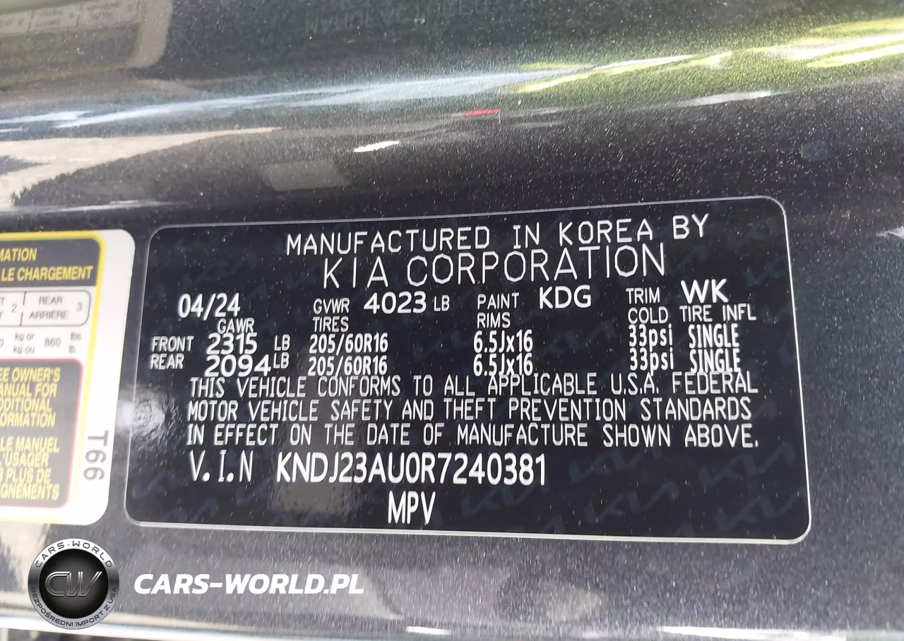 2024 Kia Soul Lx VIN:KNDJ23AU0R7240381 - 9