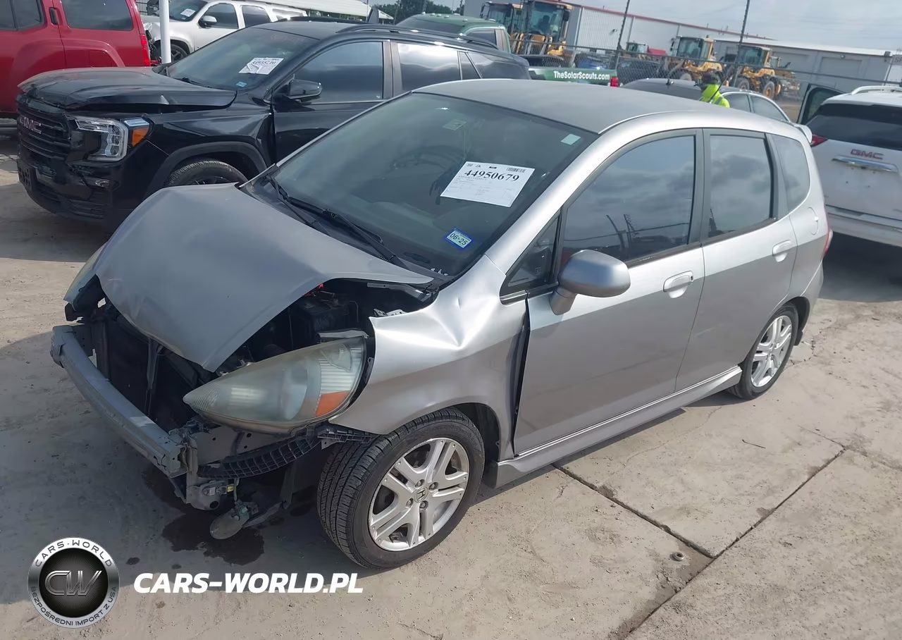 2008 Honda Fit Sport VIN:JHMGD38638S034557 - 2