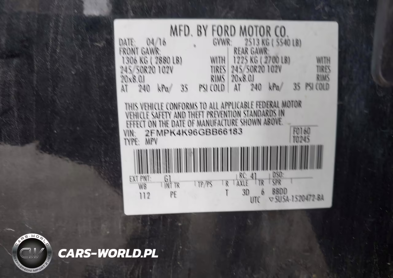 2016 Ford Edge Titanium VIN:2FMPK4K96GBB66183 - 9