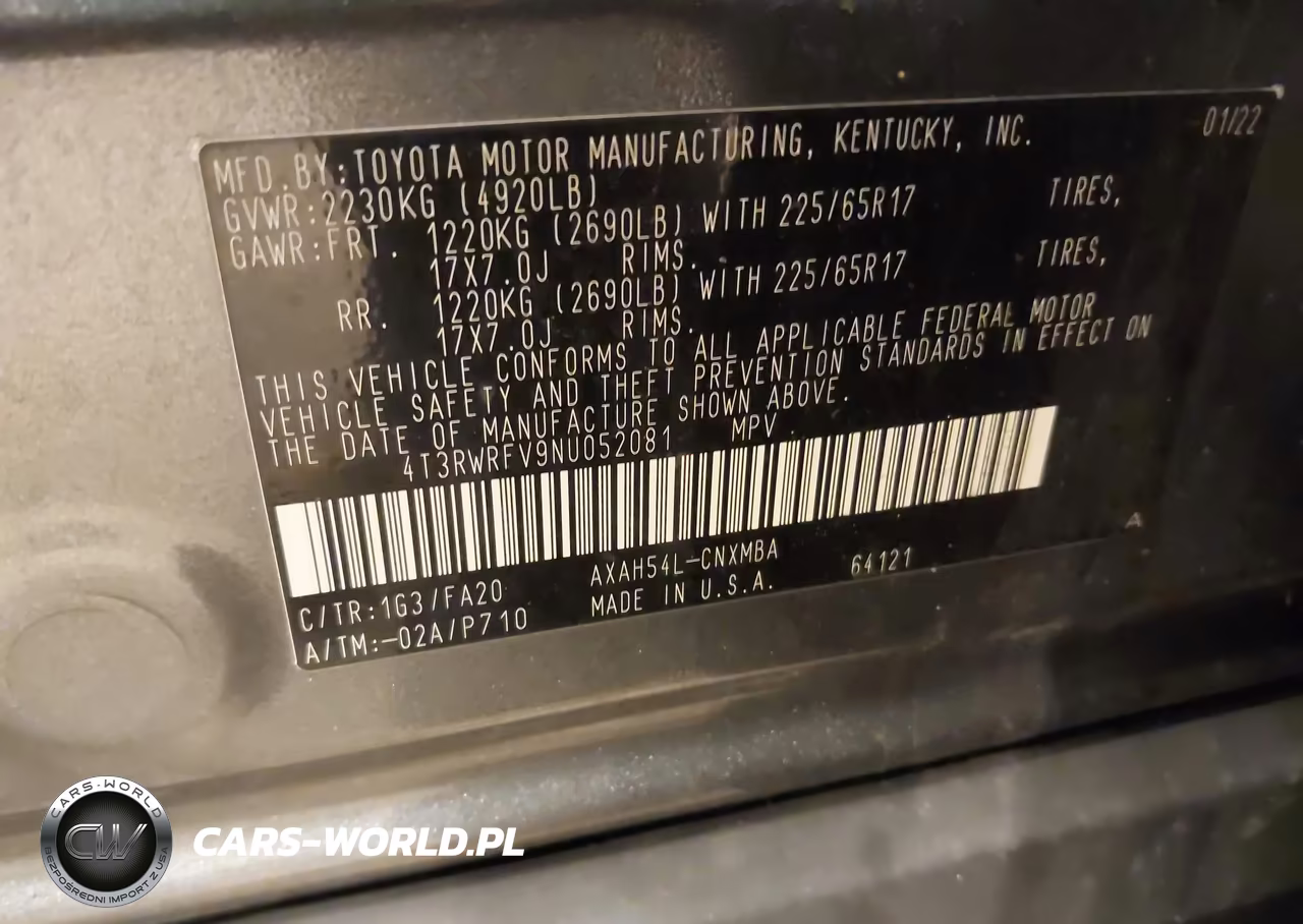 2022 Toyota Rav4 Hybrid Xle VIN:4T3RWRFV9NU052081 - 9