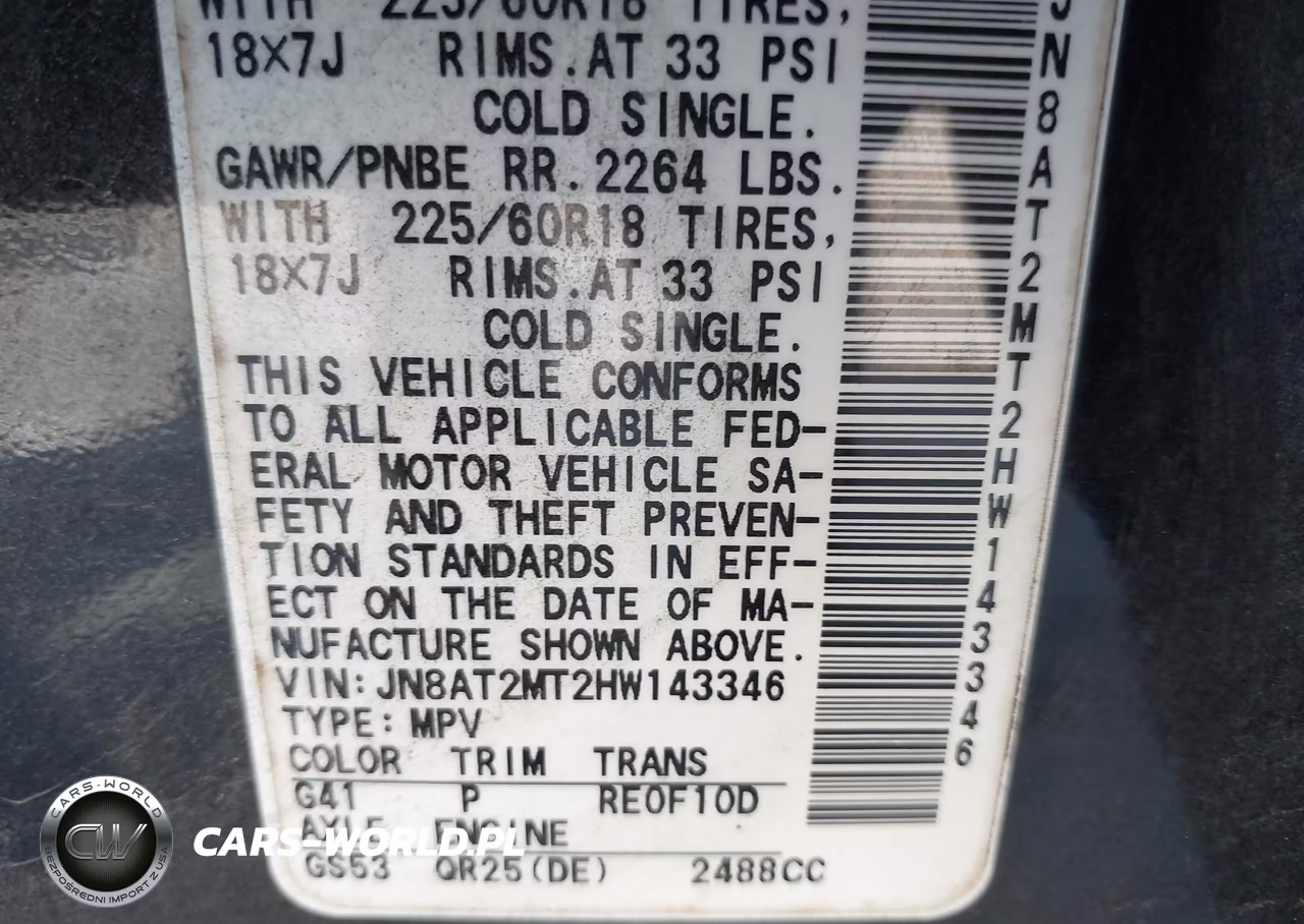 2017 Nissan Rogue Sl VIN:JN8AT2MT2HW143346 - 9