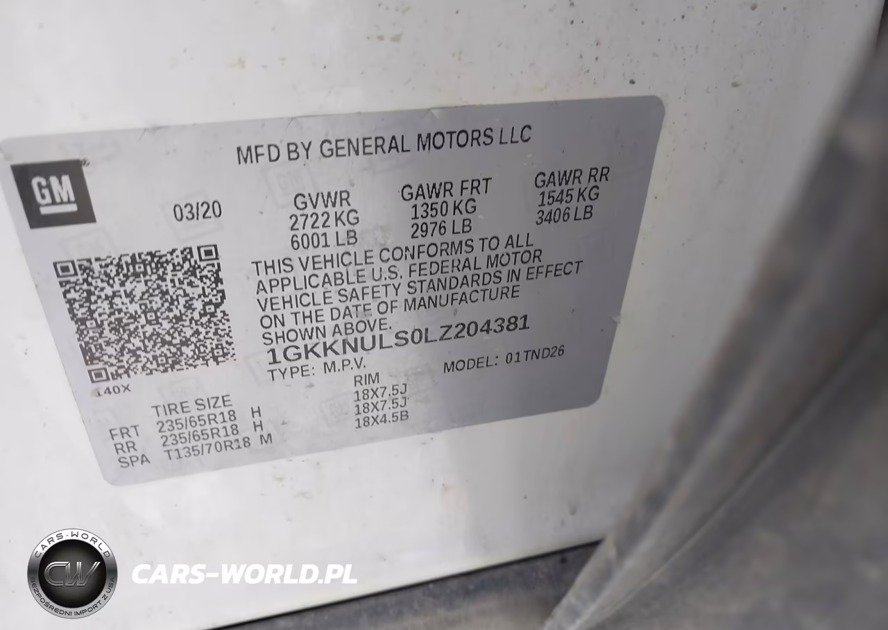 2020 GMC Acadia Awd Slt VIN:1GKKNULS0LZ204381 - 9