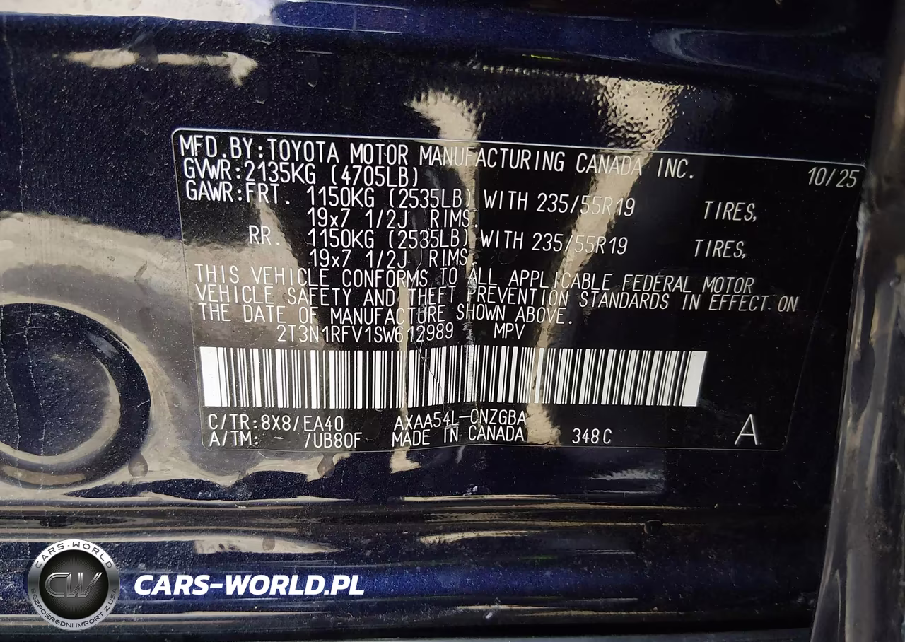 2025 Toyota Rav4 Limited VIN:2T3N1RFV1SW612989 - 9