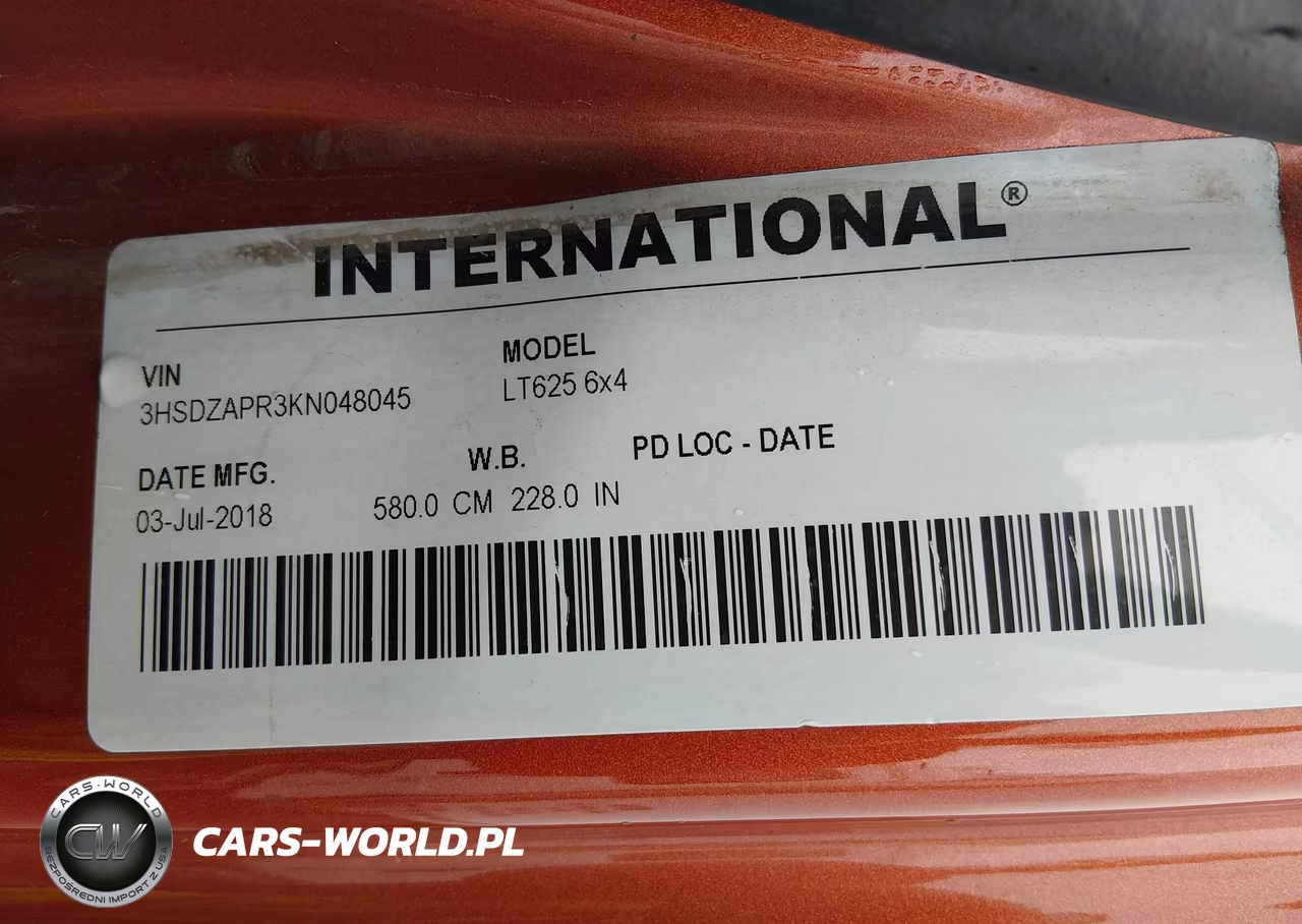 2019 International Lt VIN:3HSDZAPR3KN048045 - 8