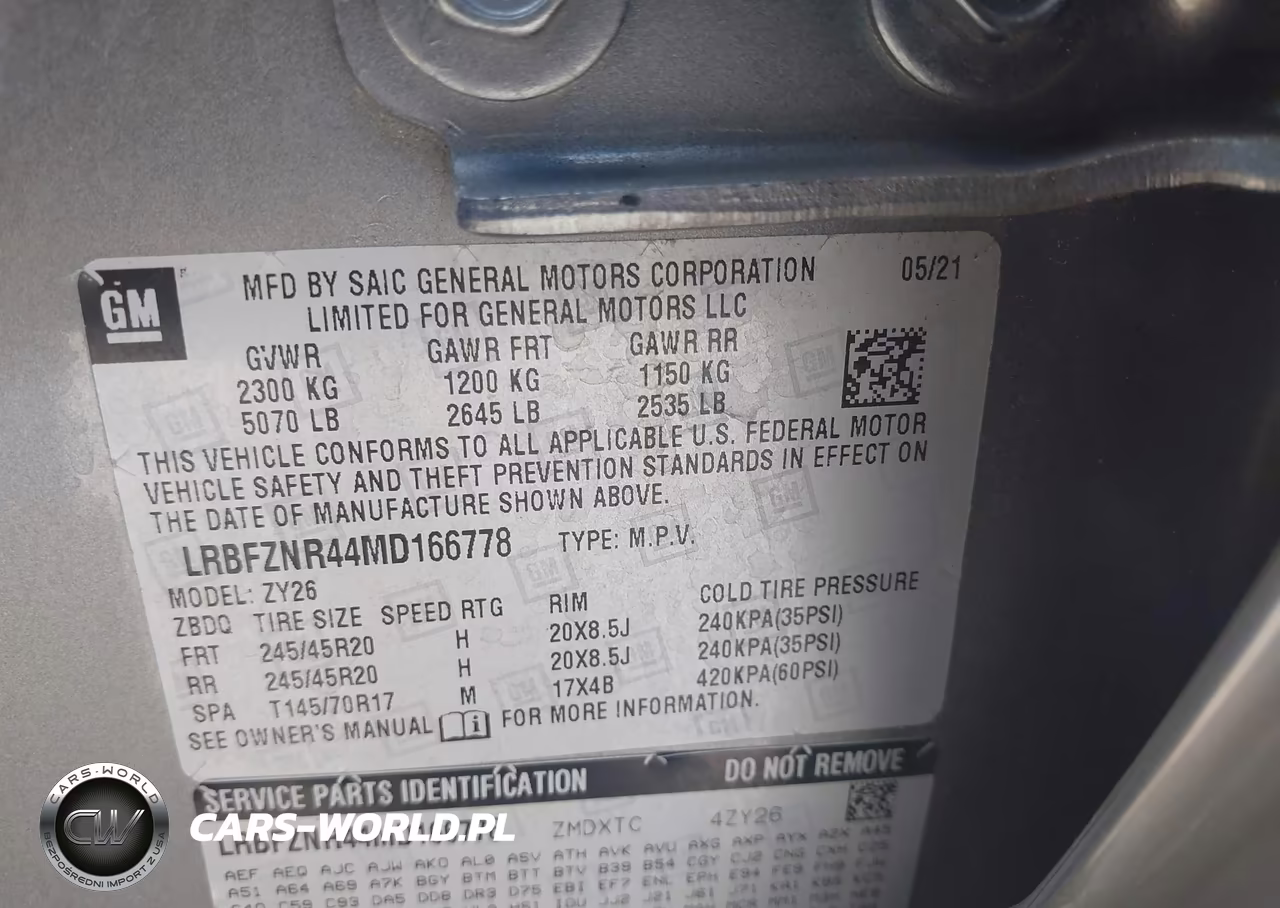 2021 Buick Envision Fwd Essence VIN:LRBFZNR44MD166778 - 9