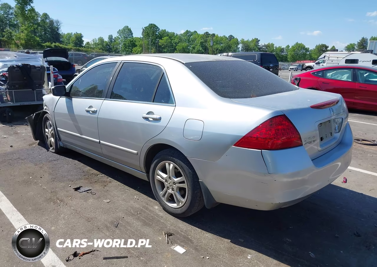 2007 Honda Accord 2.4 Se VIN:1HGCM563X7A138456 - 3
