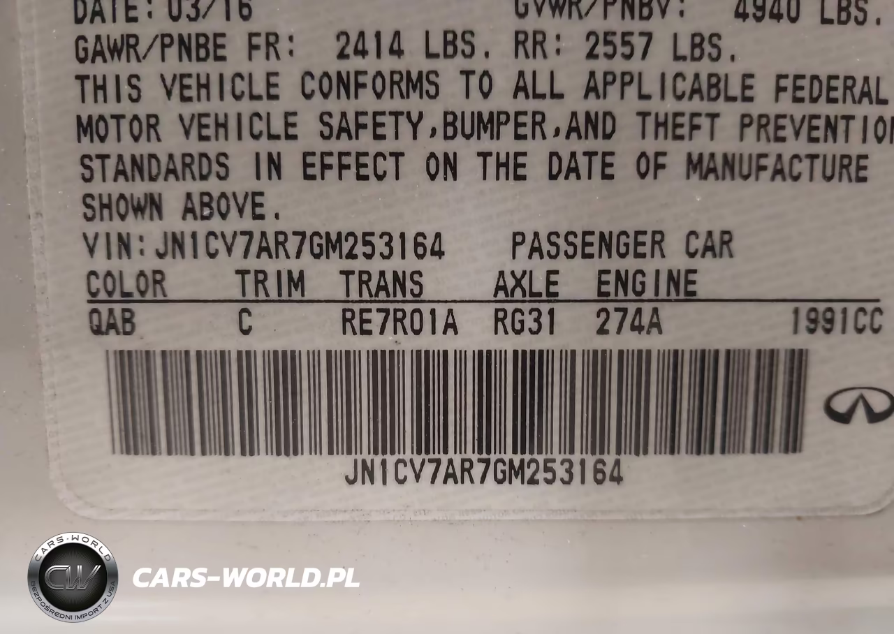 2016 Infiniti Q50 2.0T Premium VIN:JN1CV7AR7GM253164 - 9