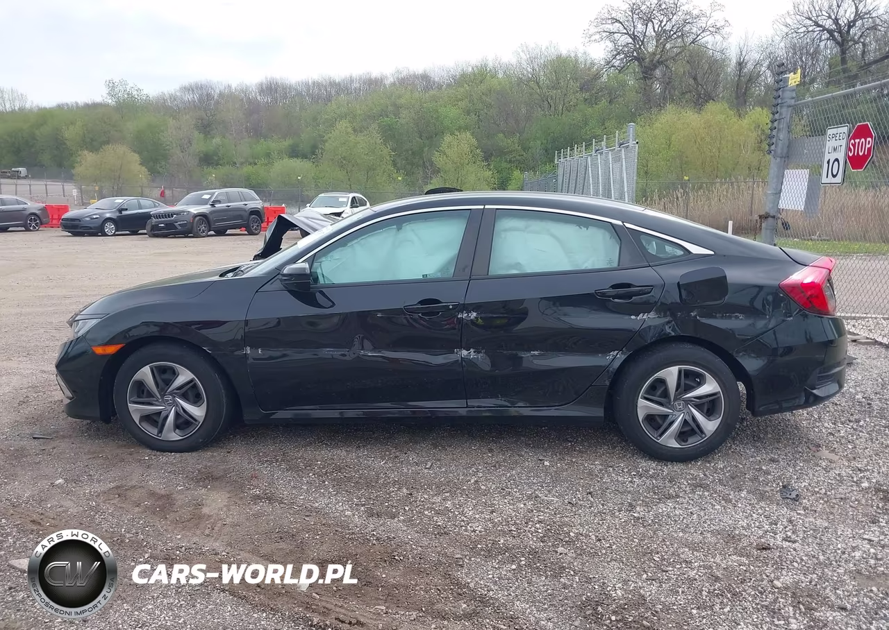 2020 Honda Civic Lx VIN:2HGFC2F62LH504172 - 14