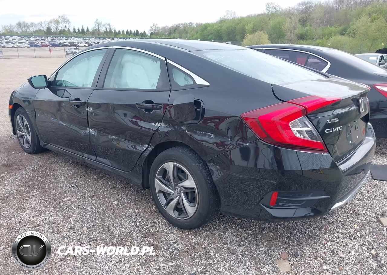 2020 Honda Civic Lx VIN:2HGFC2F62LH504172 - 3