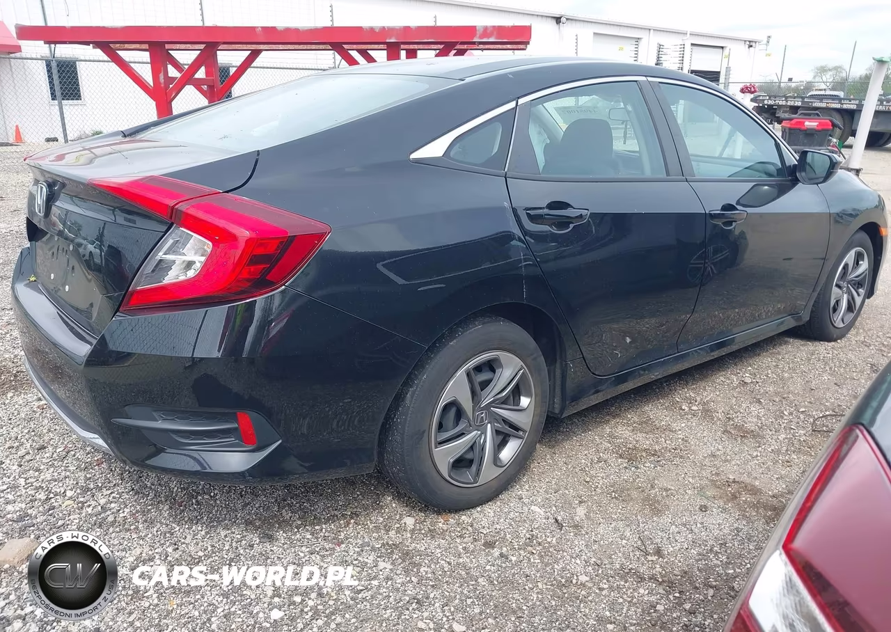 2020 Honda Civic Lx VIN:2HGFC2F62LH504172 - 4