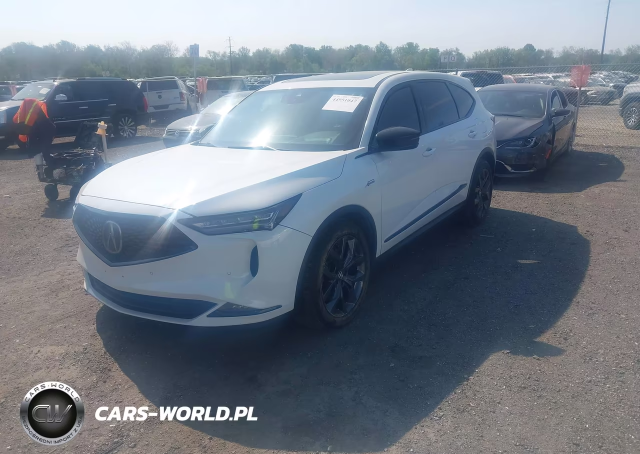2022 Acura Mdx A-Spec Package VIN:5J8YE1H08NL001189 - 2