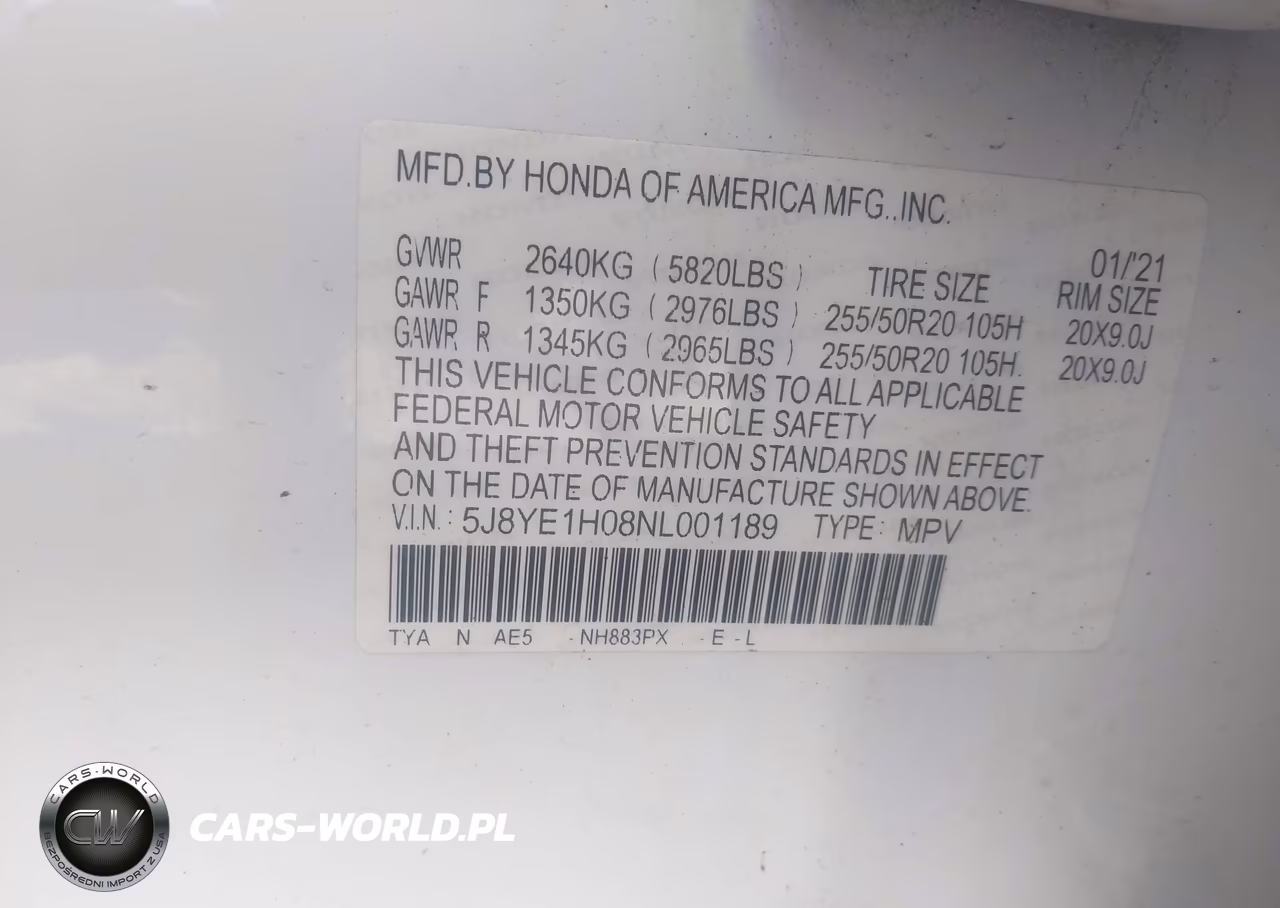 2022 Acura Mdx A-Spec Package VIN:5J8YE1H08NL001189 - 9