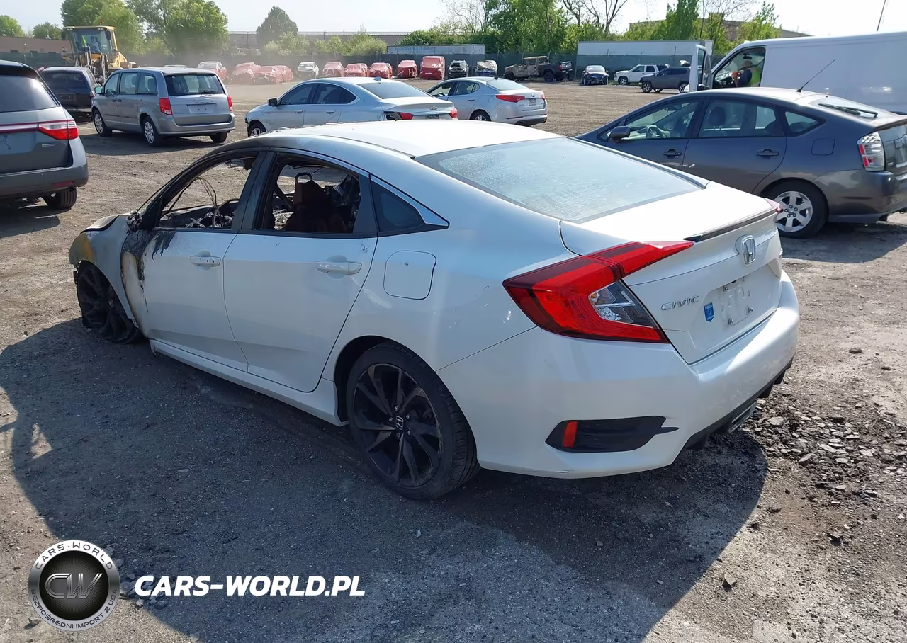 2021 Honda Civic Sport VIN:19XFC2F8XME200018 - 3