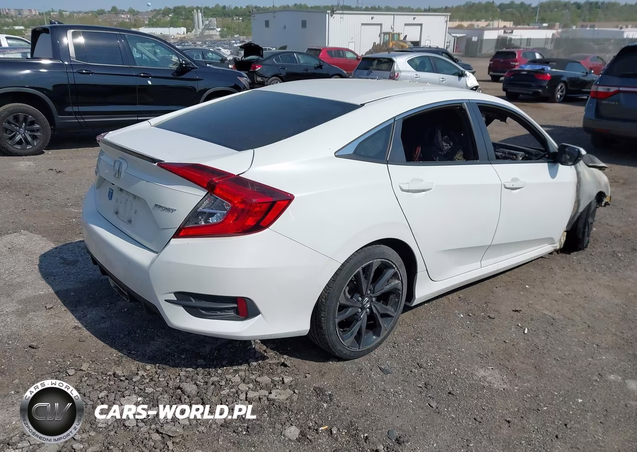 2021 Honda Civic Sport VIN:19XFC2F8XME200018 - 4