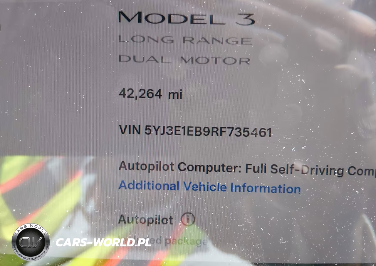 2024 Tesla Model 3 Long Range Dual Motor All-Wheel Drive VIN:5YJ3E1EB9RF735461 - 7