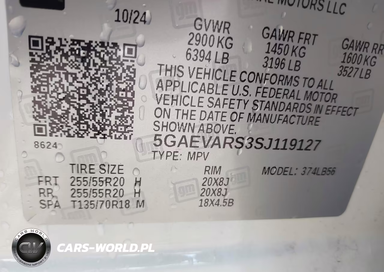 2025 Buick Enclave Preferred Fwd VIN:5GAEVARS3SJ119127 - 9