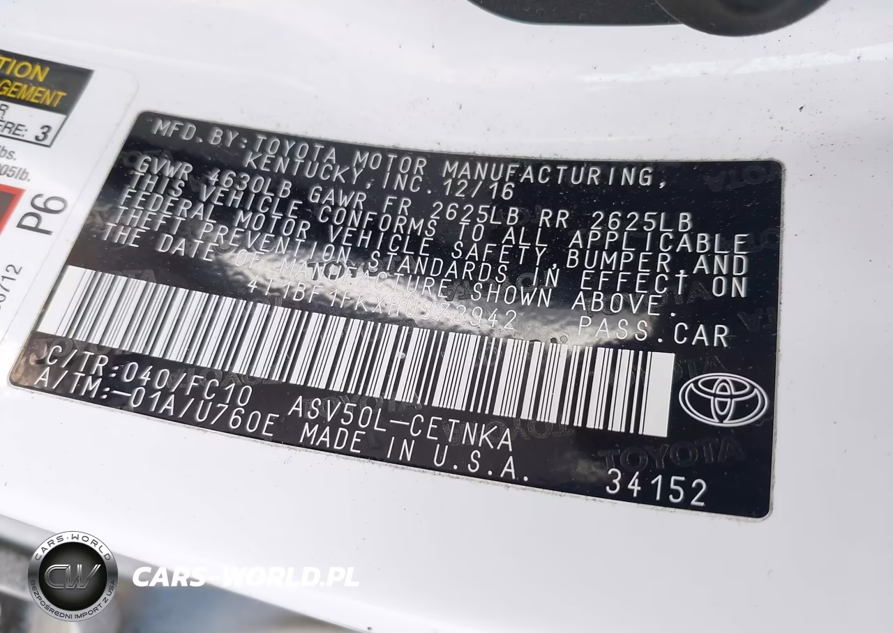 2017 Toyota Camry Le VIN:4T1BF1FKXHU373942 - 9