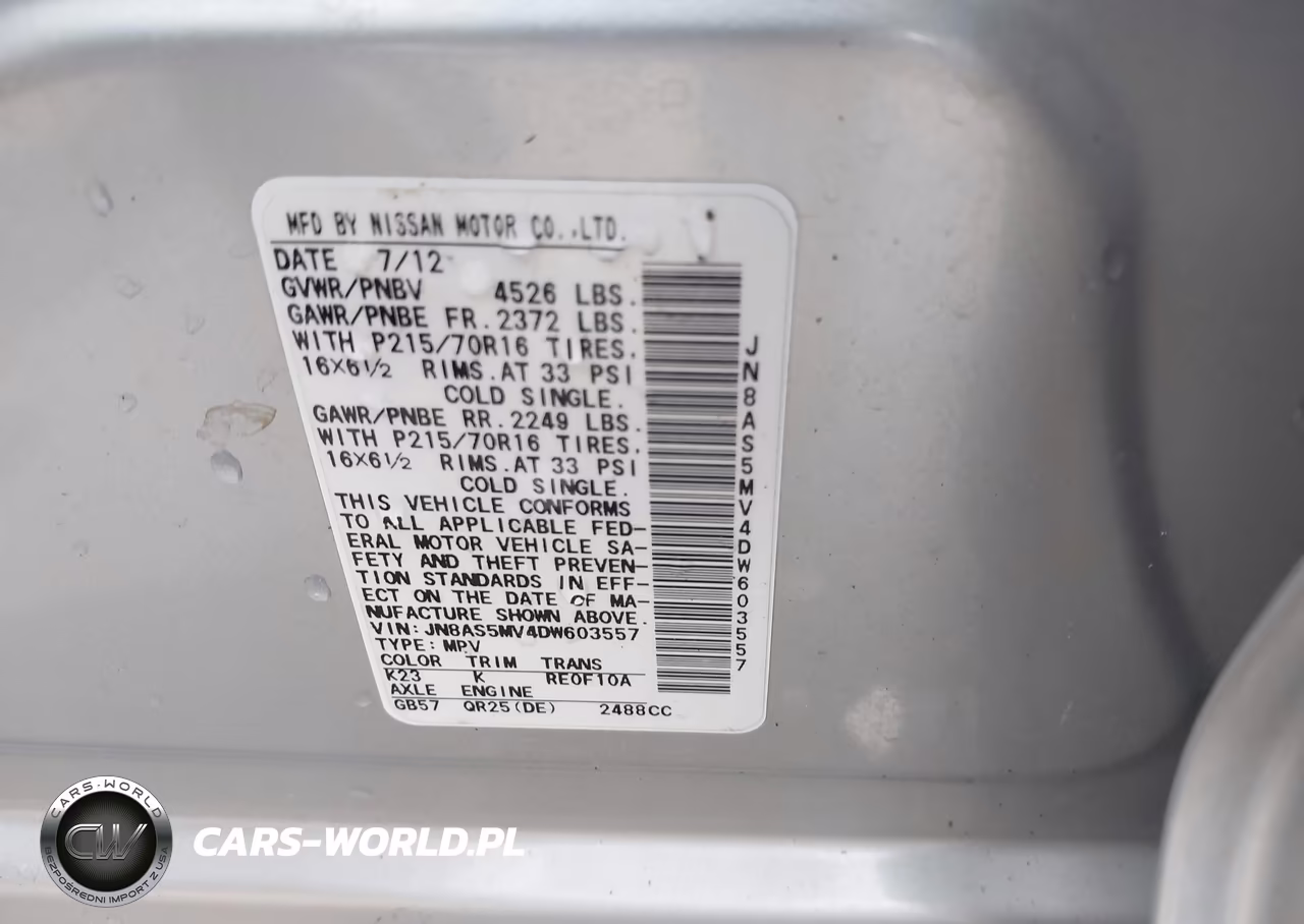 2013 Nissan Rogue S VIN:JN8AS5MV4DW603557 - 9