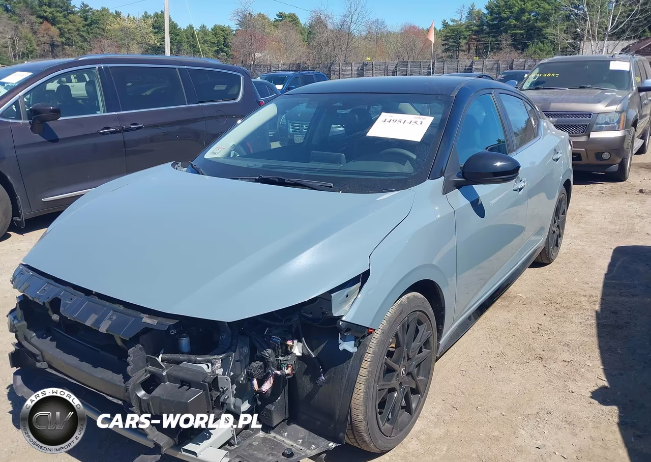 2025 Nissan Sentra Sr VIN:3N1AB8DV9SY374296 - 2