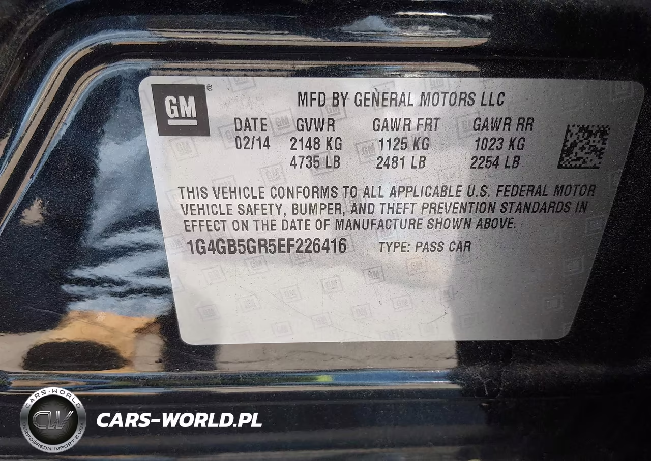 2014 Buick Lacrosse Leather Group VIN:1G4GB5GR5EF226416 - 9