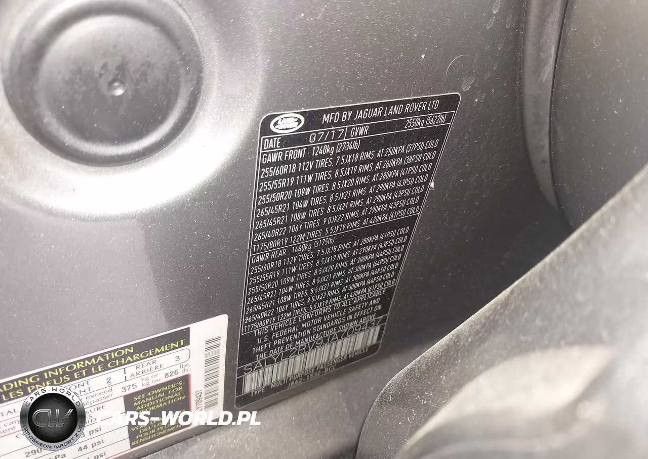 2018 Land Rover Range Rover Velar P380 Se R-Dynamic VIN:SALYL2RV9JA709437 - 9