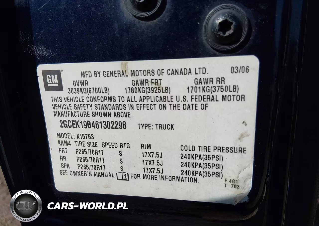 2006 Chevrolet Silverado 1500 Lt1 VIN:2GCEK19B461302298 - 9
