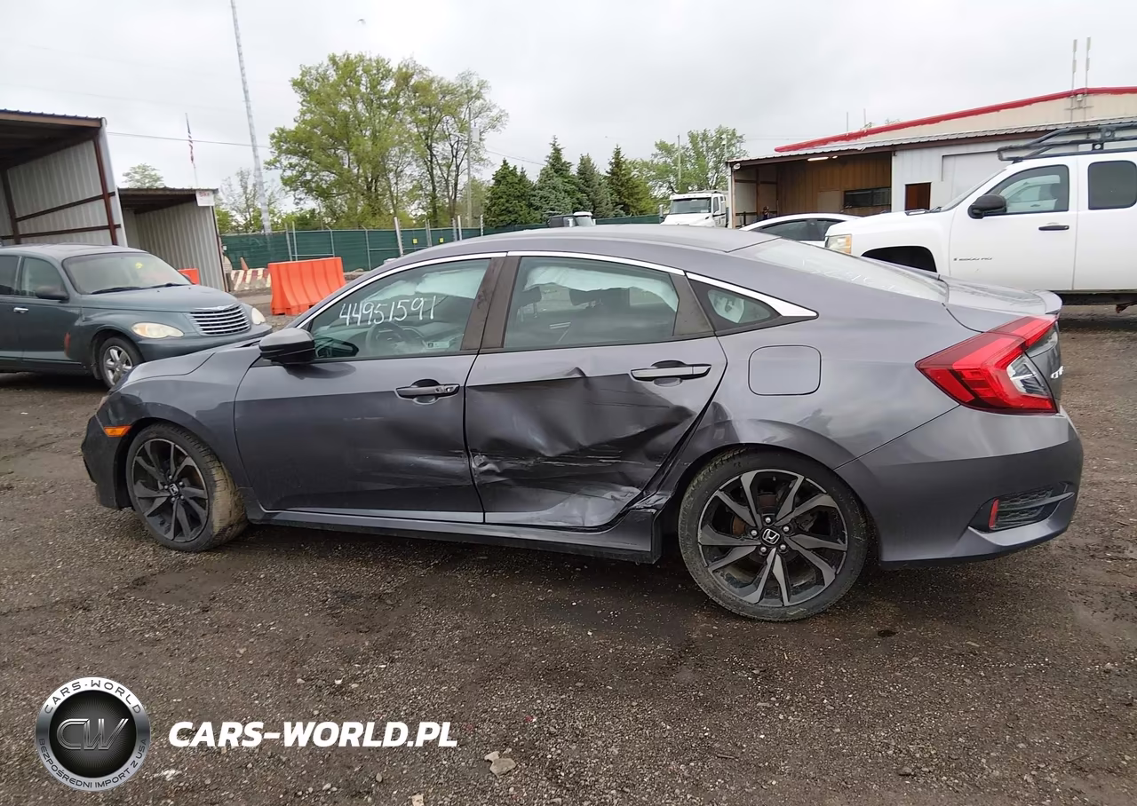 2020 Honda Civic Sport VIN:2HGFC2F82LH529610 - 14