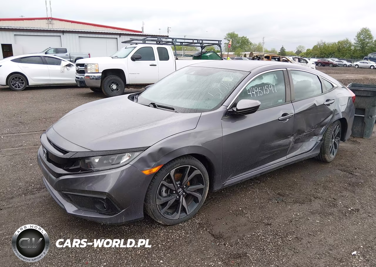 2020 Honda Civic Sport VIN:2HGFC2F82LH529610 - 2