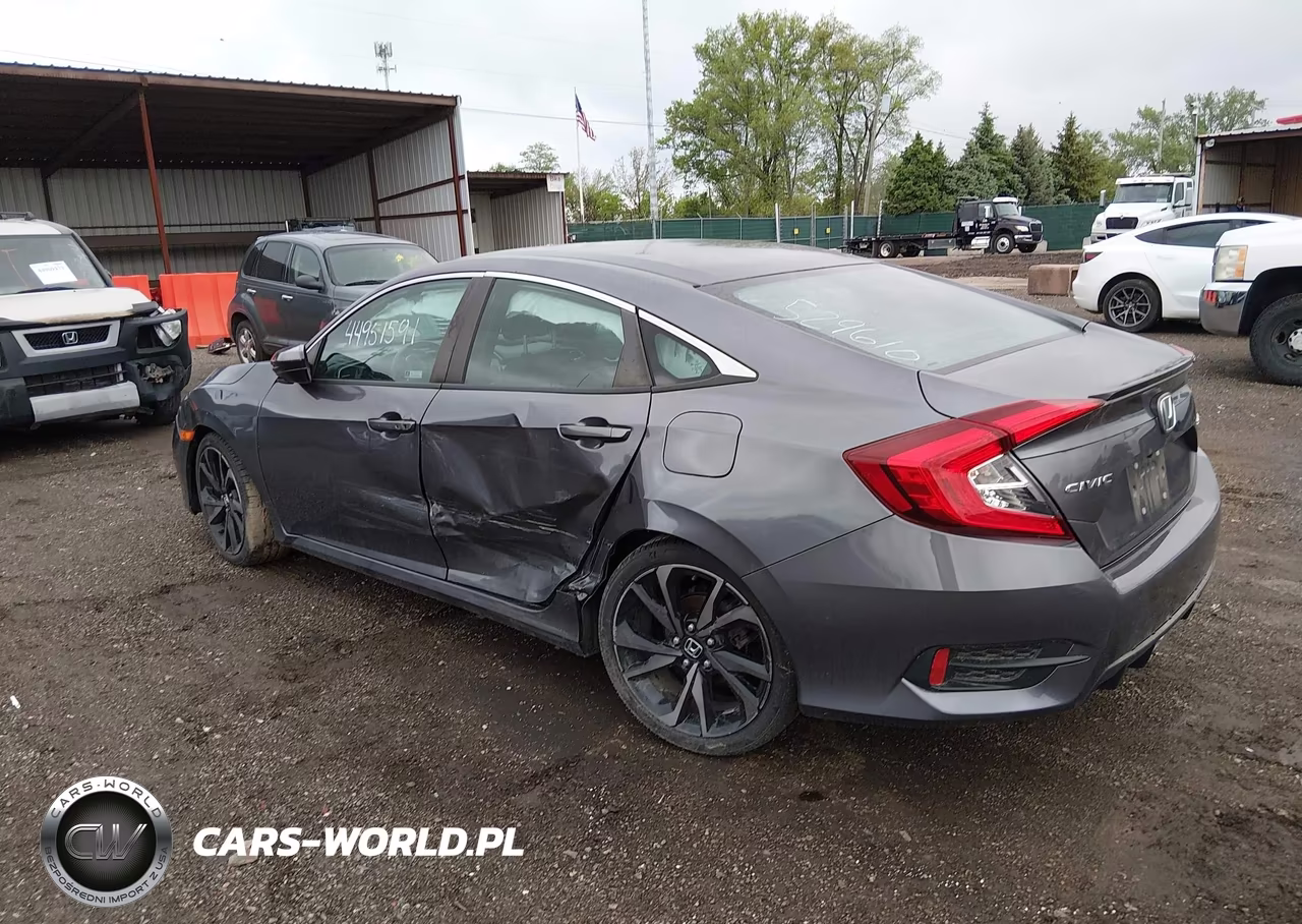 2020 Honda Civic Sport VIN:2HGFC2F82LH529610 - 3