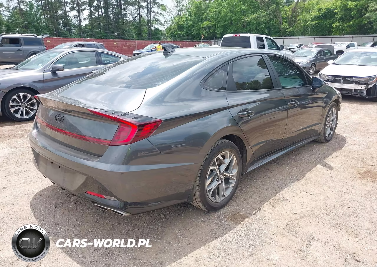 2022 Hyundai Sonata Sel VIN:KMHL64JAXNA245105 - 4