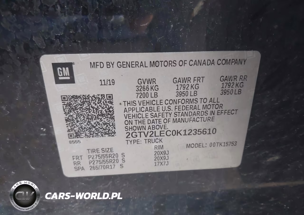2019 GMC Sierra 1500 Limited VIN:2GTV2LEC0K1235610 - 9