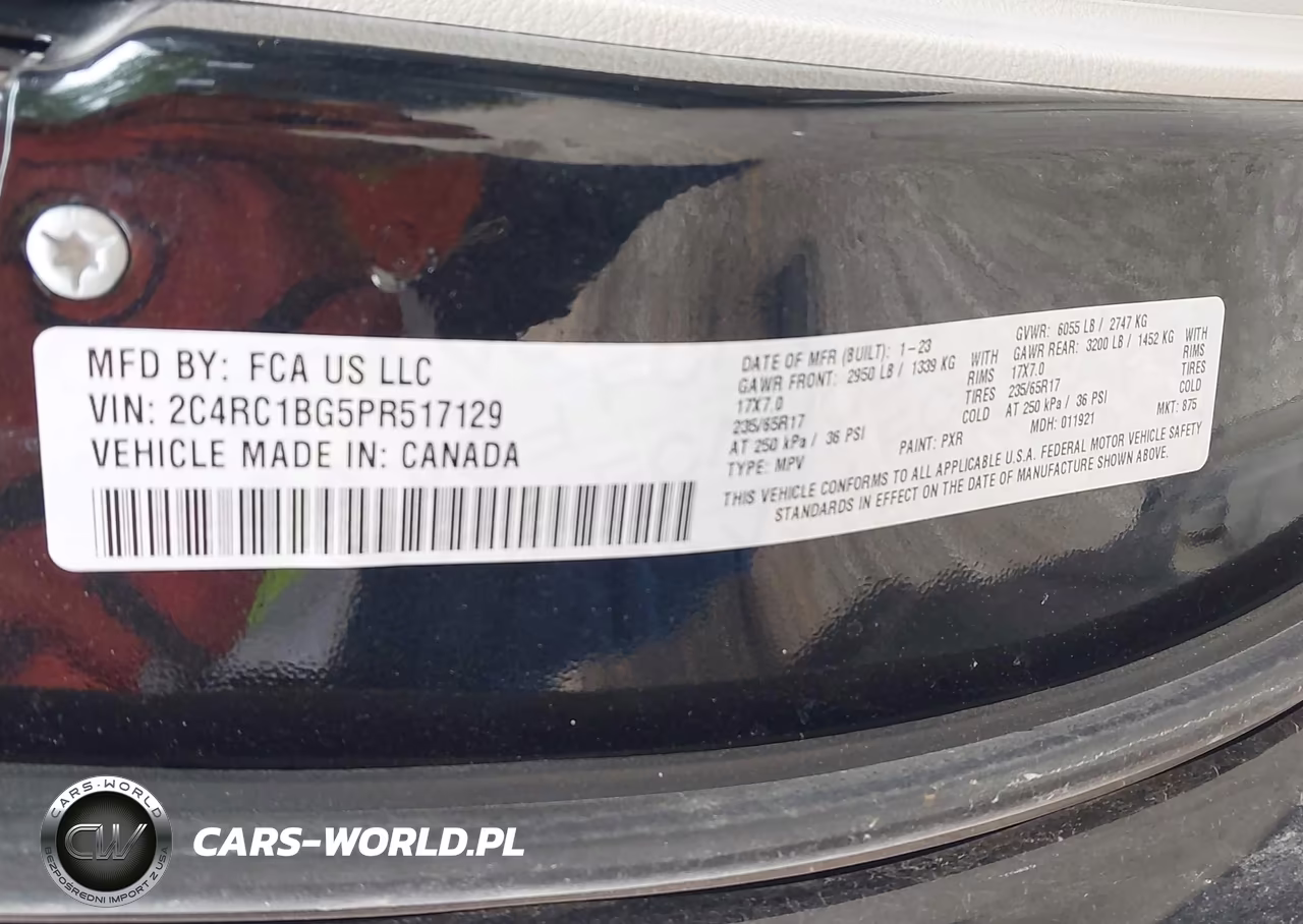 2023 Chrysler Pacifica Touring L VIN:2C4RC1BG5PR517129 - 9