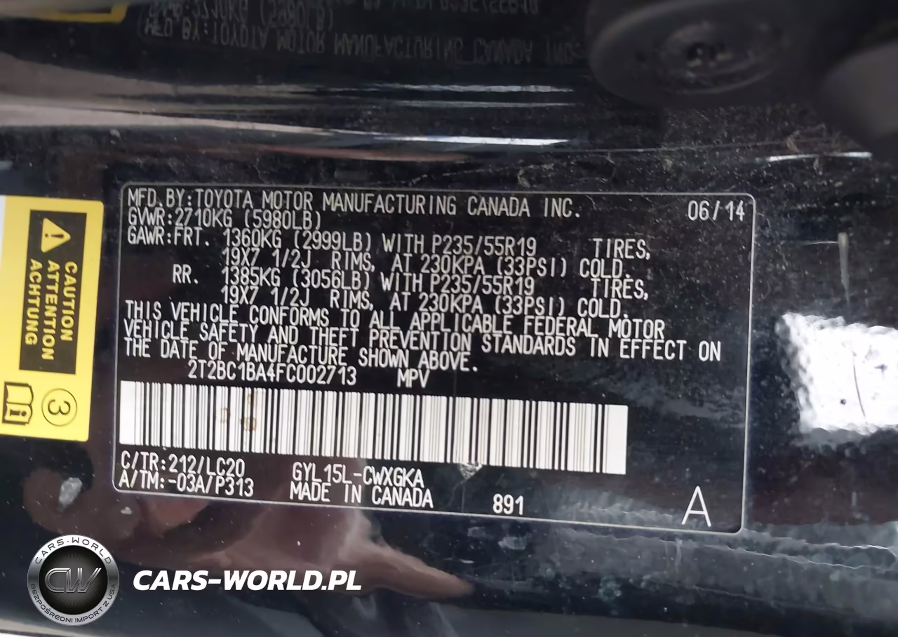 2015 Lexus Rx 450H VIN:2T2BC1BA4FC002713 - 9