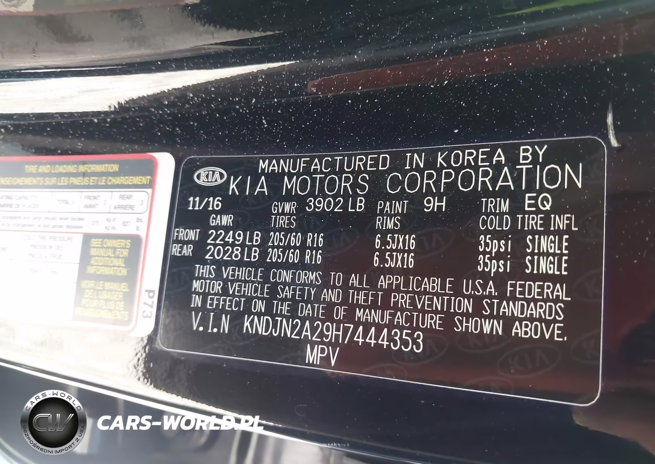 2017 Kia Soul VIN:KNDJN2A29H7444353 - 9