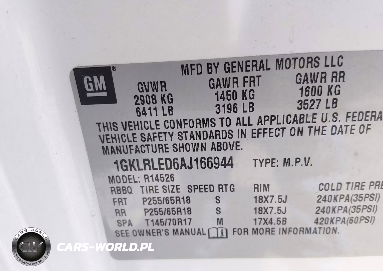 2010 GMC Acadia Sle VIN:1GKLRLED6AJ166944 - 9