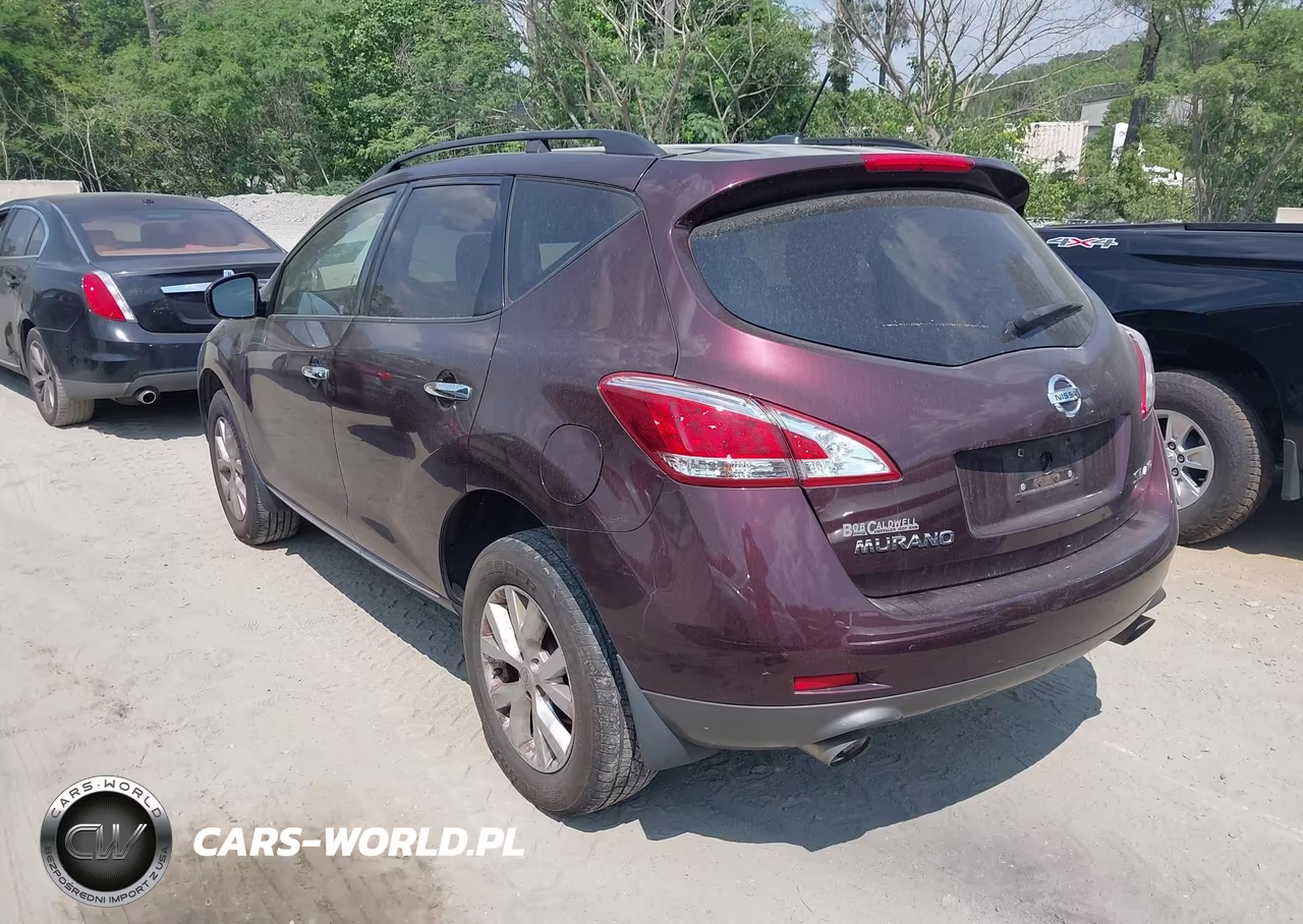 2014 Nissan Murano Sl VIN:JN8AZ1MW3EW522287 - 3