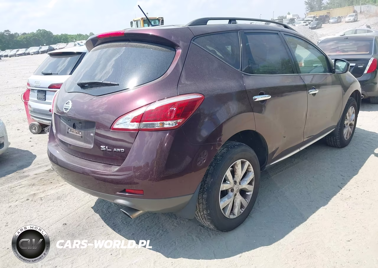 2014 Nissan Murano Sl VIN:JN8AZ1MW3EW522287 - 4